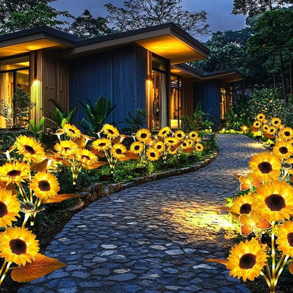 🌞Valentine's Day - Solar LED Sunflower Garden Lights - 29.6inch/75cm