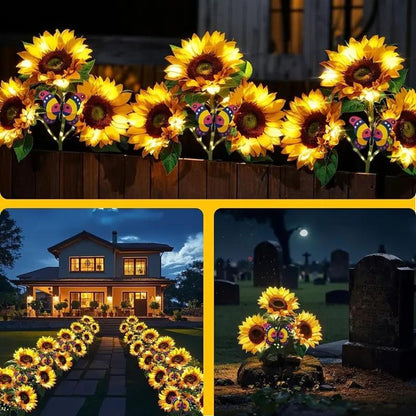 🌞Valentine's Day - Solar LED Sunflower Garden Lights - 29.6inch/75cm