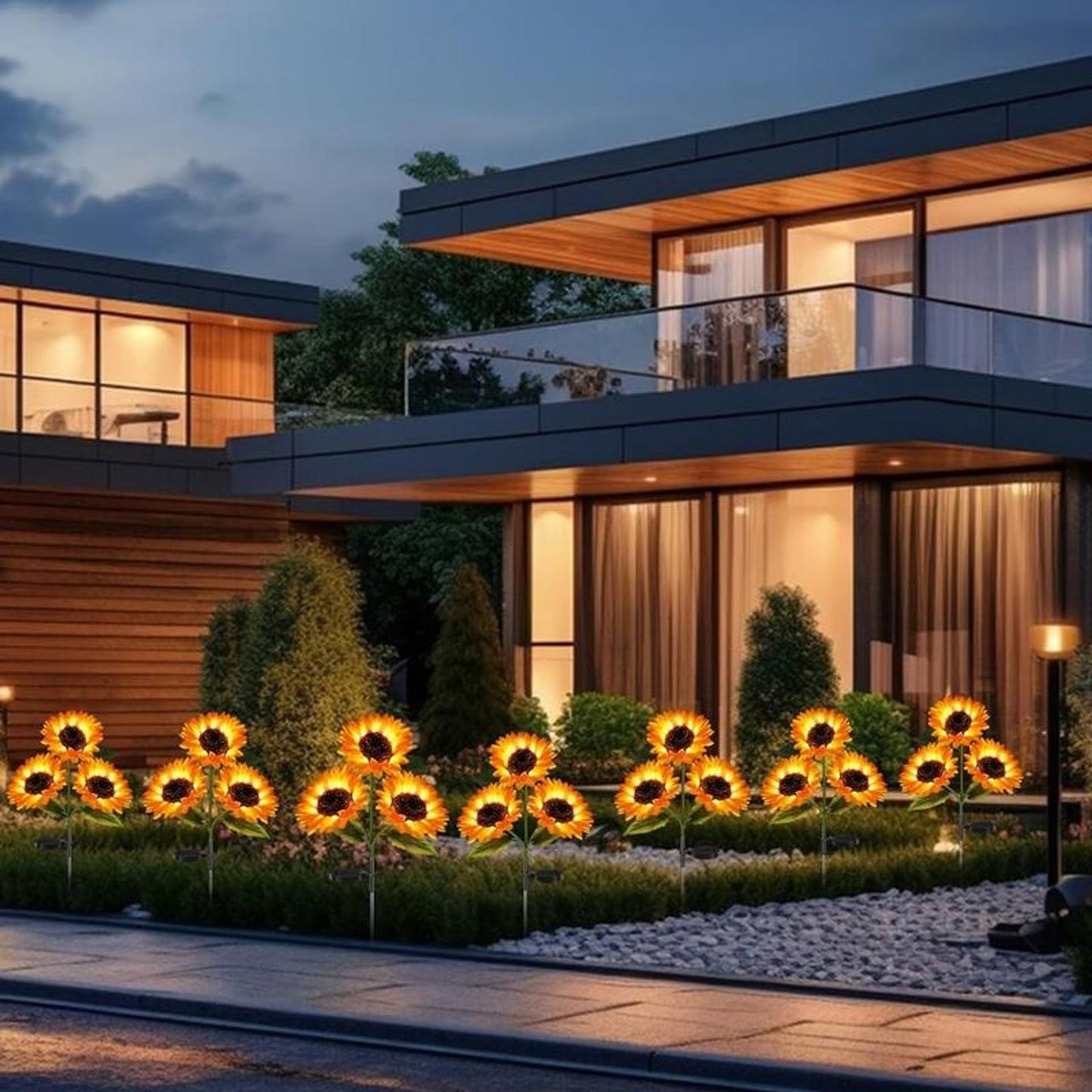 🌞Valentine's Day - Solar LED Sunflower Garden Lights - 29.6inch/75cm
