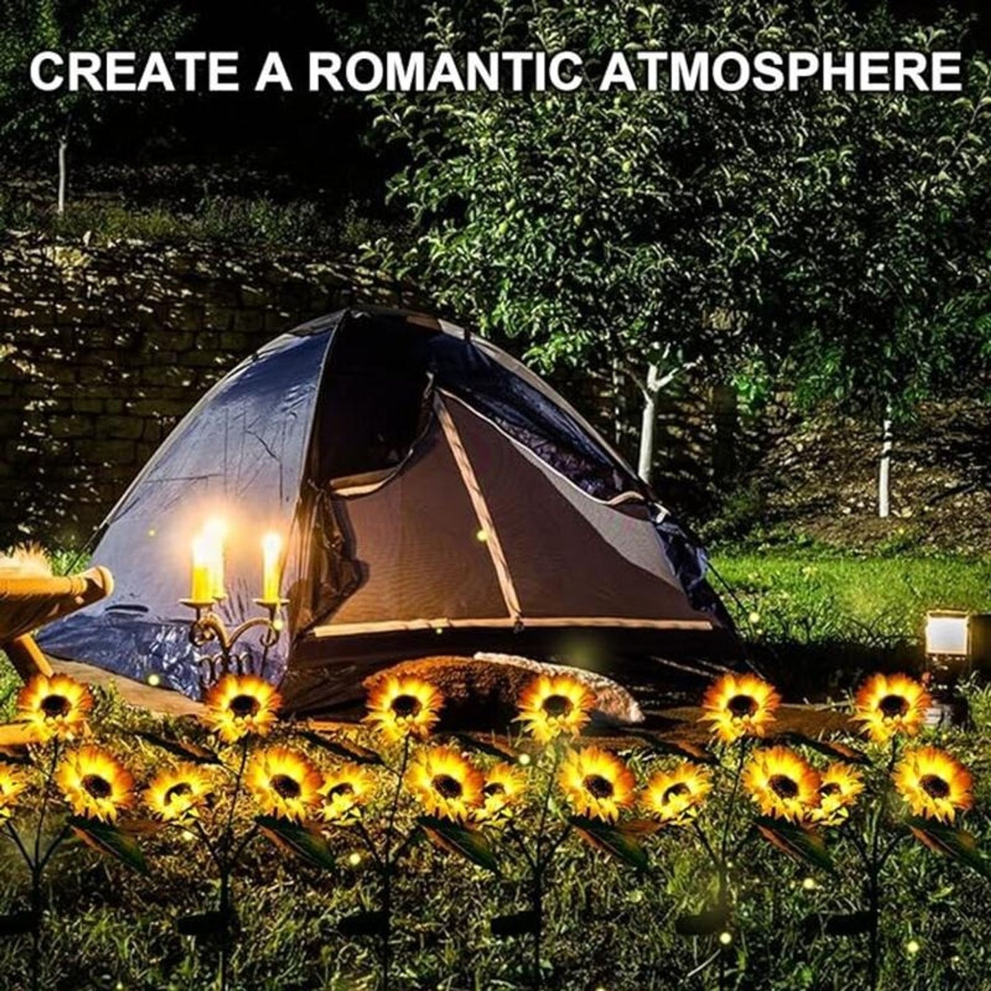 🌞Valentine's Day - Solar LED Sunflower Garden Lights - 29.6inch/75cm