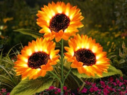 🌞Valentine's Day - Solar LED Sunflower Garden Lights - 29.6inch/75cm
