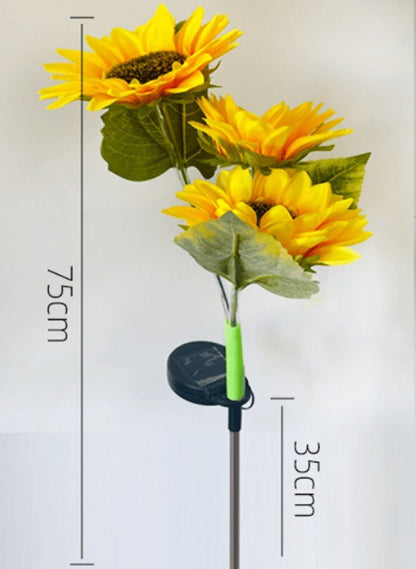 🌞Valentine's Day - Solar LED Sunflower Garden Lights - 29.6inch/75cm